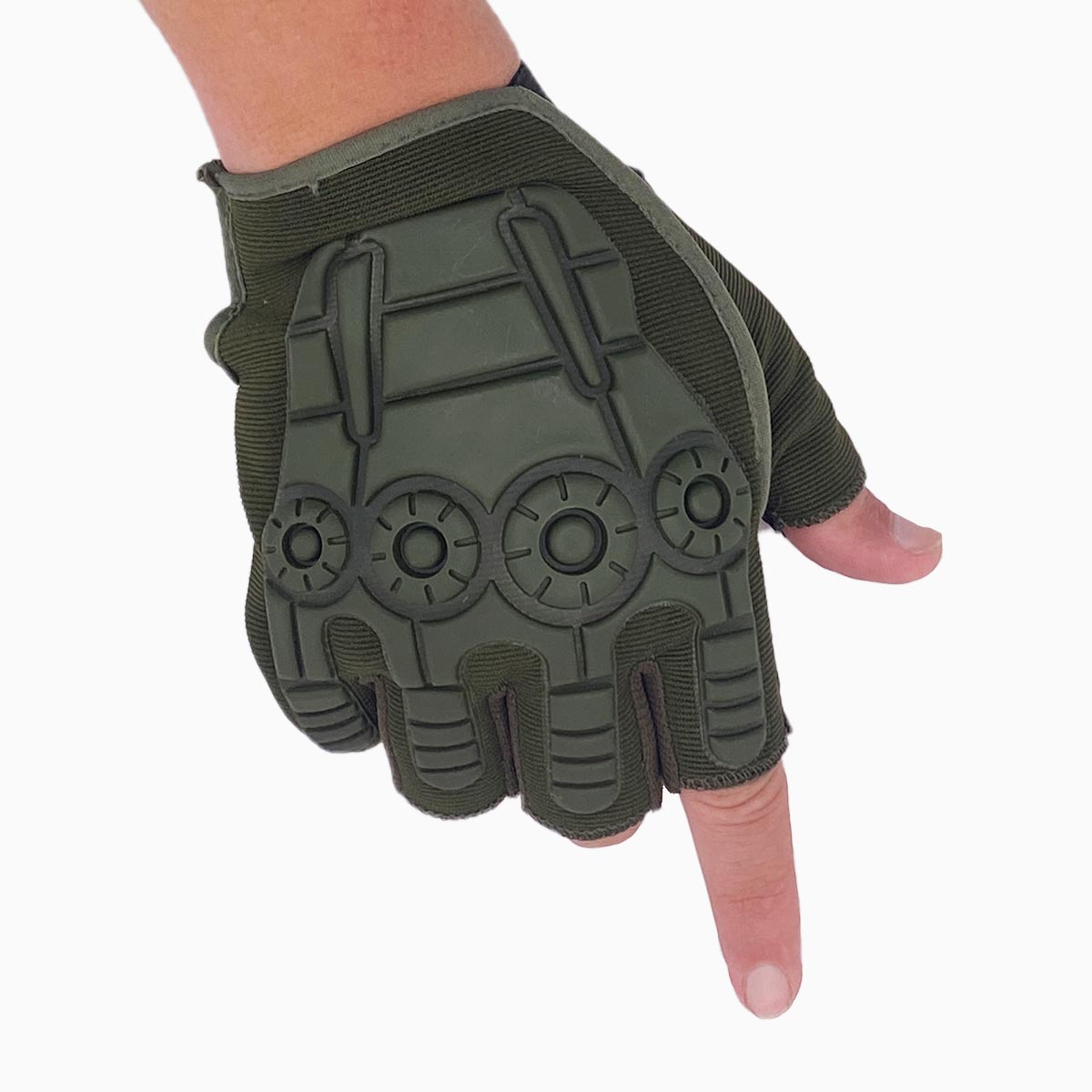 Guantes Medio Dedo Moto Tácticos Ahy02